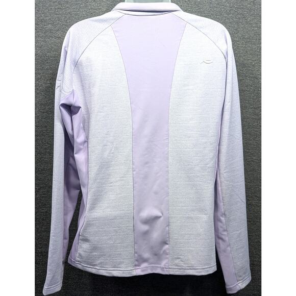 KJUS Women's Jacket - Lavender, Emelia Midlayer, Double Zip, UPF 50+, Size Large - Picture 4 of 4